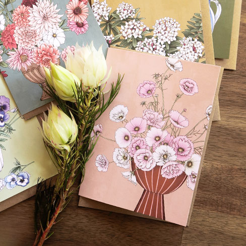 typoflora cupcake cosmos notecard3